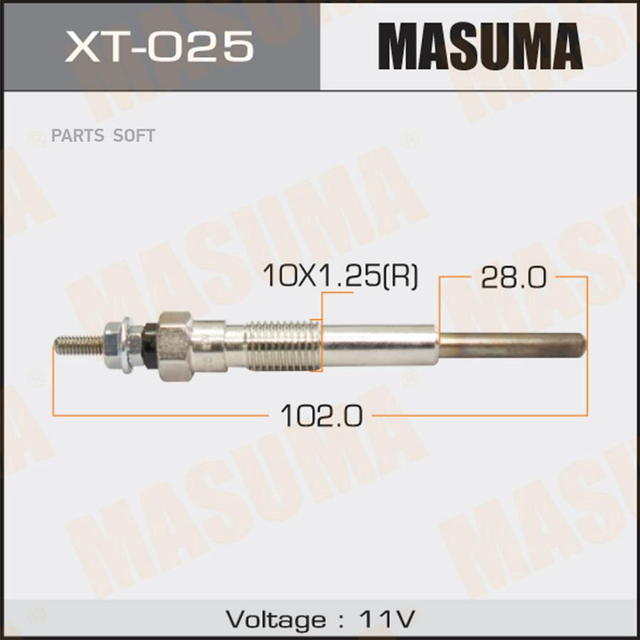 

Свеча накала MASUMA xt025