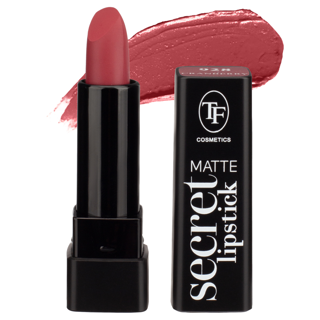 

Помада для губ TF cosmetics Matte Secret матовая тон 928 Cranberry Клюква, Коралловый