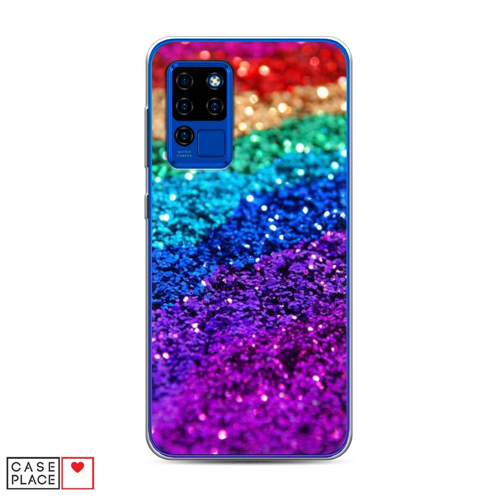 

Чехол Awog на Oukitel C21 / Оукитель C21 "Блестящая радуга рисунок", 230350-3