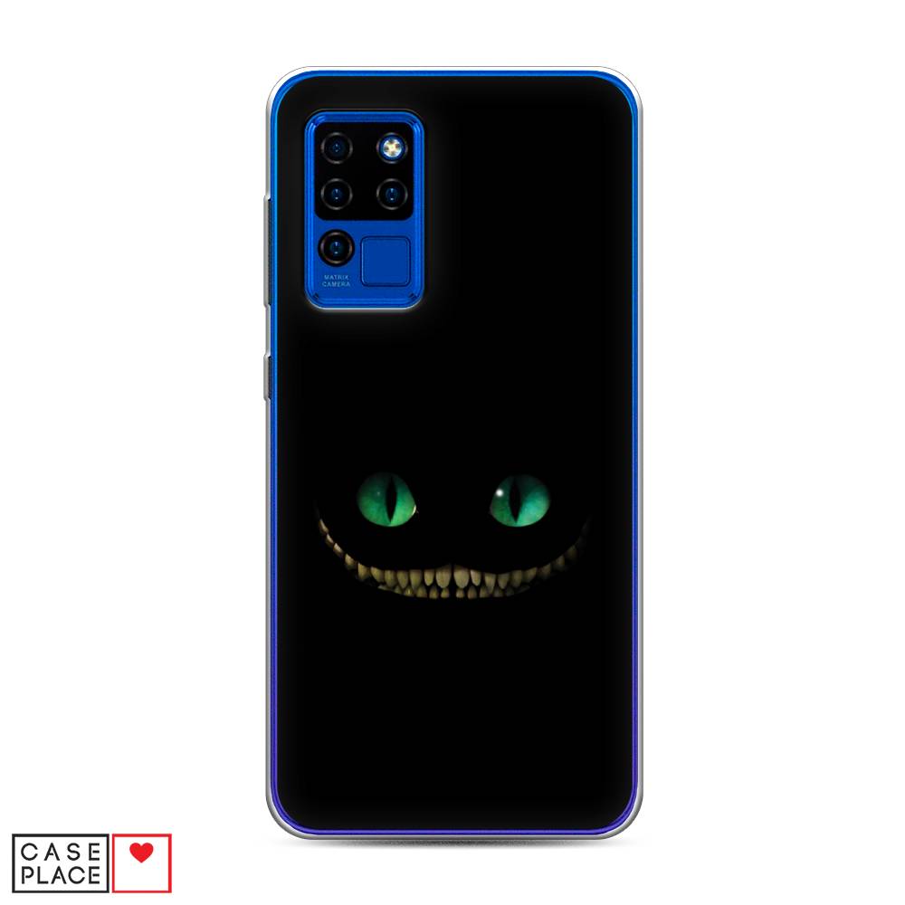 

Чехол Awog на Oukitel C21 / Оукитель C21 "Зеленоглазый чеширский кот", 230350-10