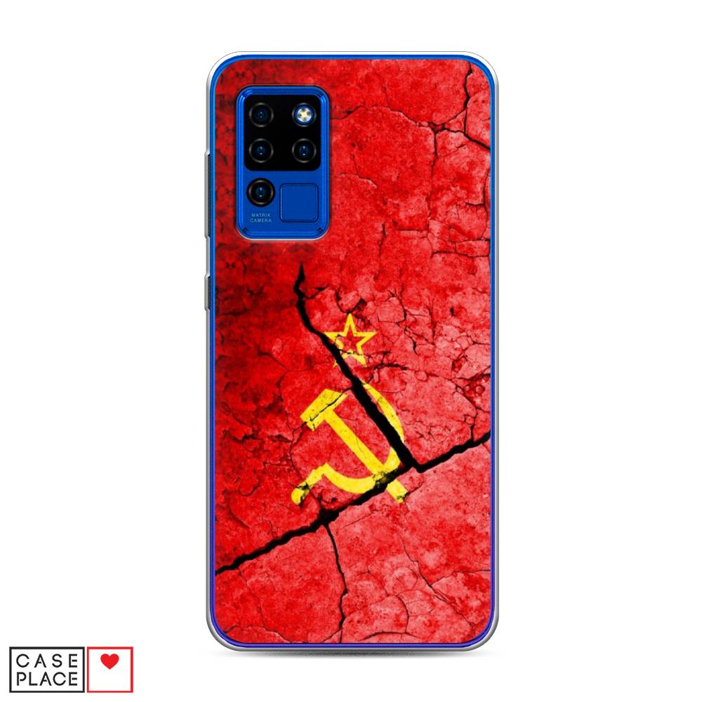 

Чехол Awog на Oukitel C21 / Оукитель C21 "СССР", Красный;черный;желтый, 230350-5