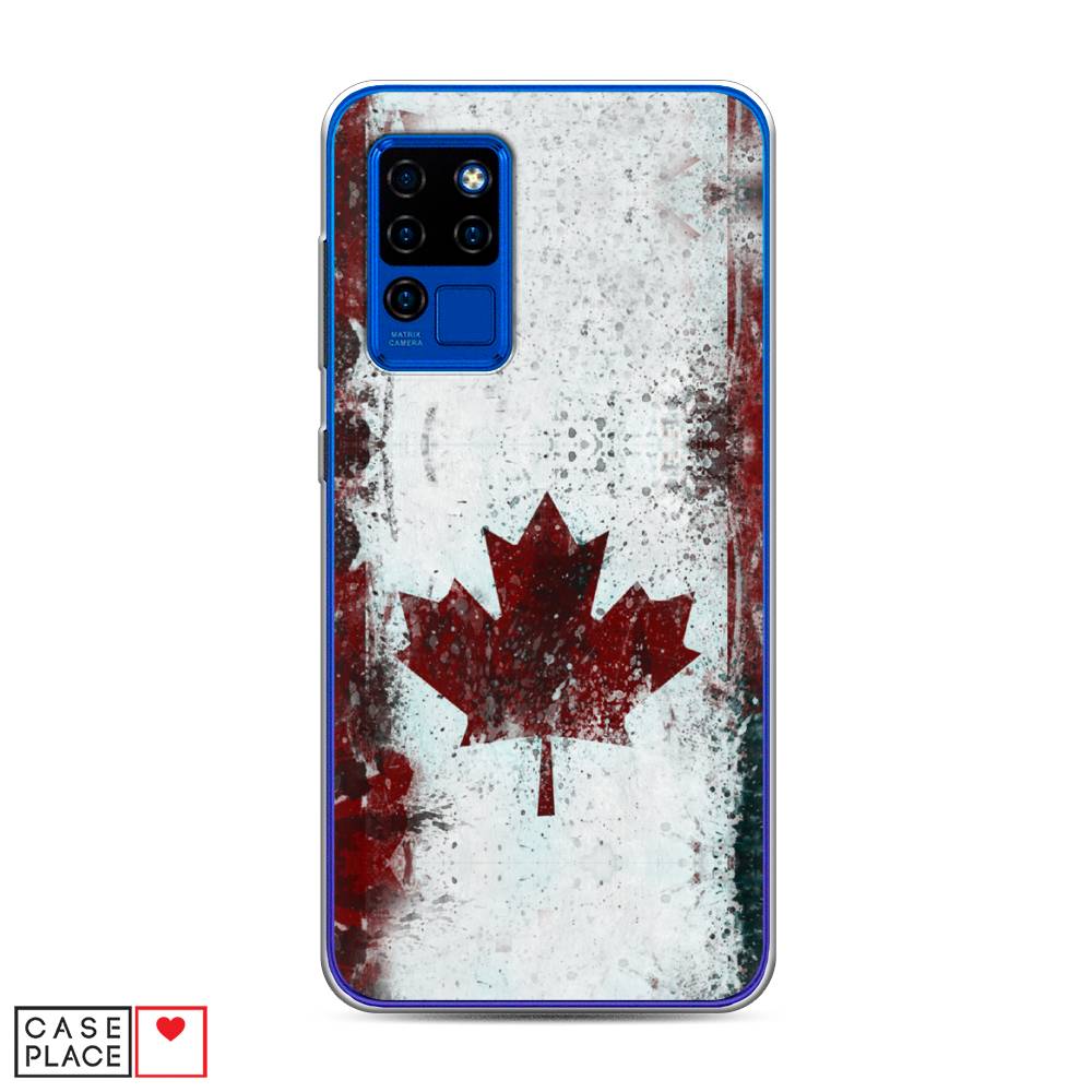 

Чехол Awog на Oukitel C21 / Оукитель C21 "Канада", Белый;красный;черный, 230350-5