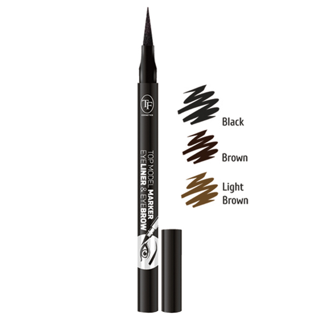 Маркер для глаз и бровей TF cosmetics Top Model Marker Black маркер акриловый liquitex paint marker wide 15 мм изумрудный