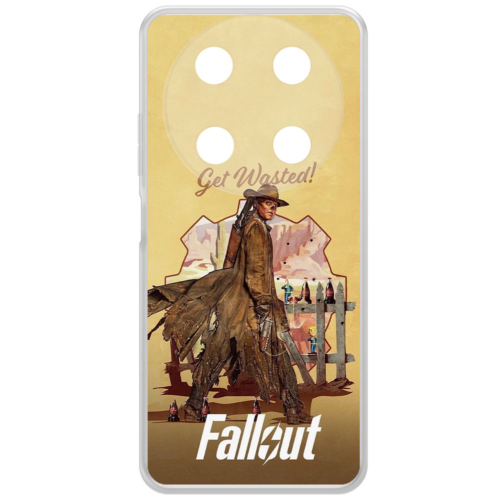 

Чехол-накладка Krutoff Clear Case Фоллаут (Fallout) - Давай напьемся! для ITEL RS4