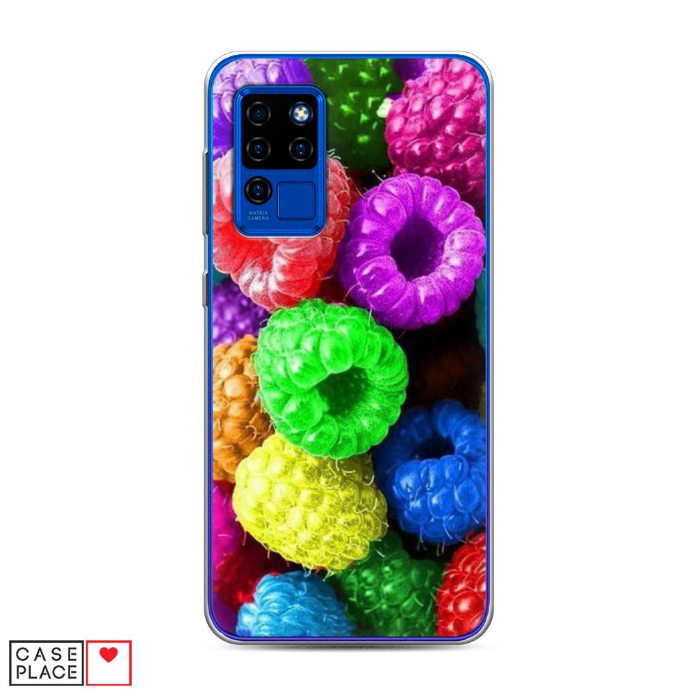 

Чехол Awog на Oukitel C21 / Оукитель C21 "Разноцветная малина", 230350-10