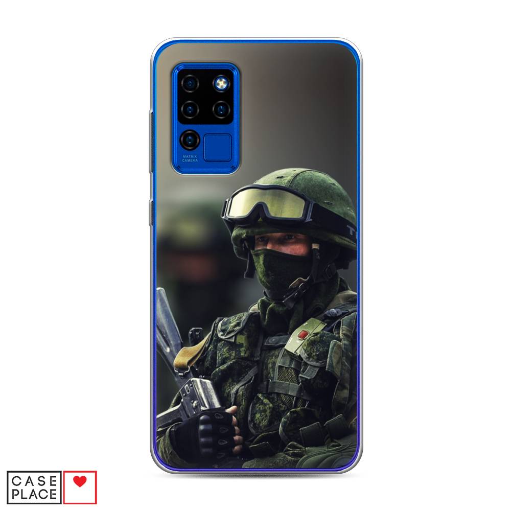 

Чехол Awog на Oukitel C21 / Оукитель C21 "Солдат", Зеленый;серый, 230350-5