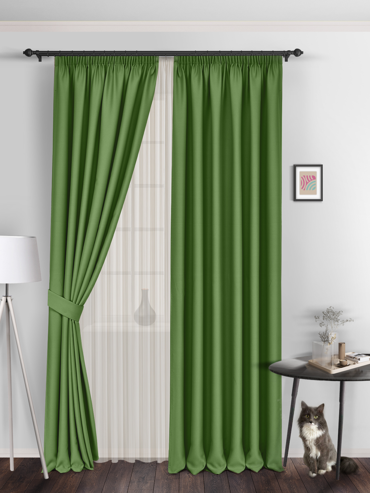 

Шторы блэкаут ВсеТканиТут bacio blackout 250х270 2 шт, bacio blackout