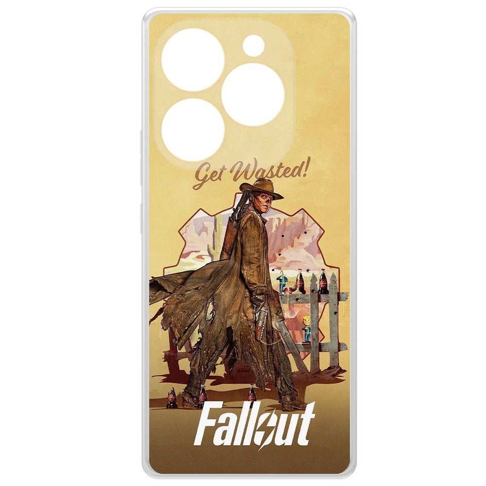 

Чехол-накладка Krutoff Clear Case Фоллаут (Fallout) - Давай напьемся! для ITEL S23+, Прозрачный