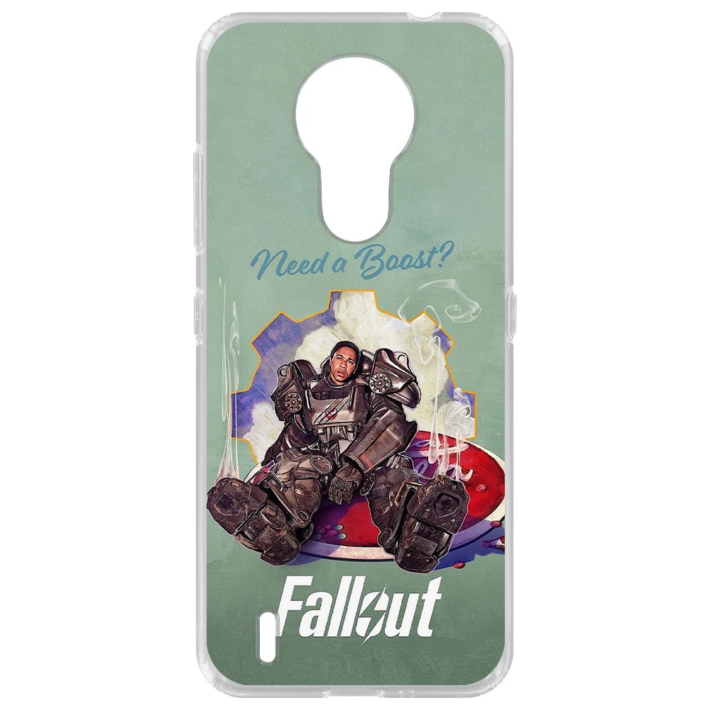 

Чехол-накладка Krutoff Clear Case Фоллаут (Fallout) - Нужно ускорение для Nokia 1.4