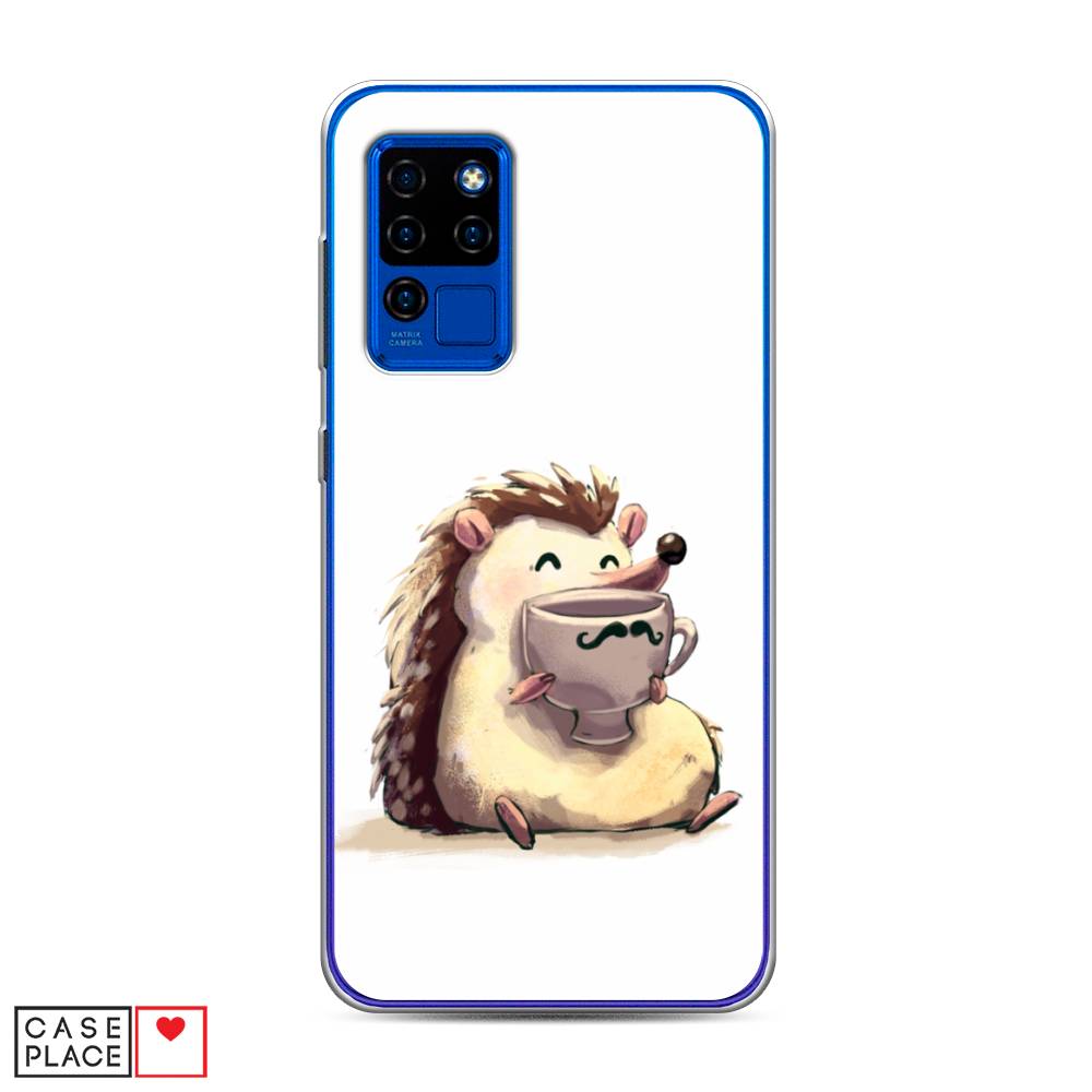 

Чехол Awog на Oukitel C21 / Оукитель C21 "Еж кофеман", Белый;коричневый;бежевый, 230350-10