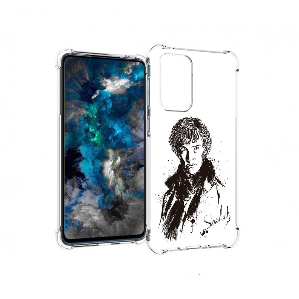 

Чехол MyPads Tocco для Samsung Galaxy A33 5G шерлок холмс портрет, Прозрачный, Tocco