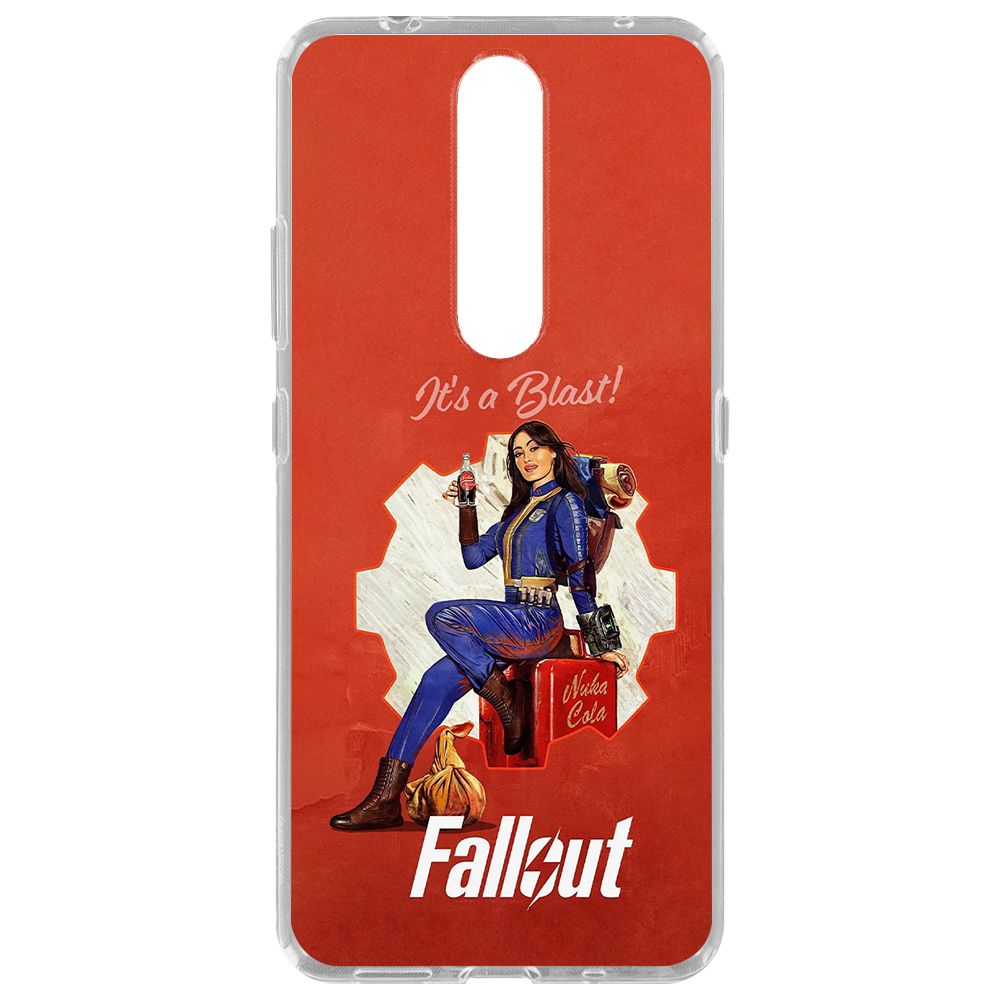 

Чехол-накладка Krutoff Clear Case Фоллаут (Fallout) - Это взрыв! для Nokia 2.4, Прозрачный