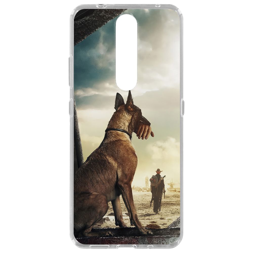 

Чехол-накладка Krutoff Clear Case Фоллаут (Fallout) - Псина для Nokia 2.4, Прозрачный
