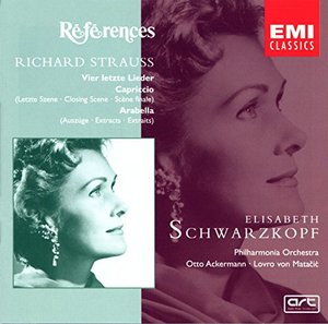 STRAUSS, R., FOUR LAST SONGS / ARABELLA / CAPRICCIO EXCERPTS - Schwarzkopf, E./ Ackermann,
