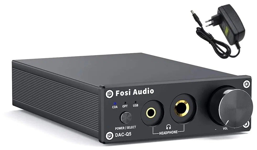 фото Усилитель для наушников fosi audio dac-q5