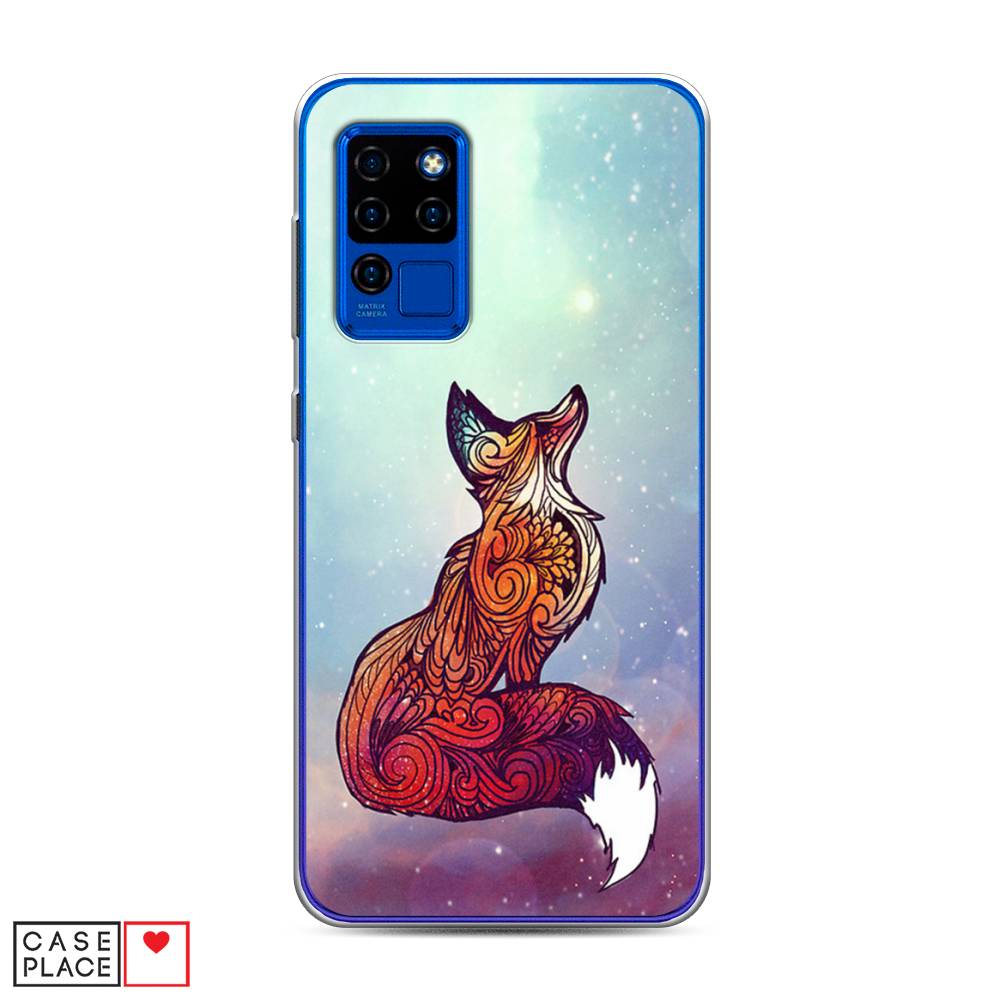 

Чехол Awog на Oukitel C21 / Оукитель C21 "Лиса 1", Голубой;фиолетовый, 230350-1
