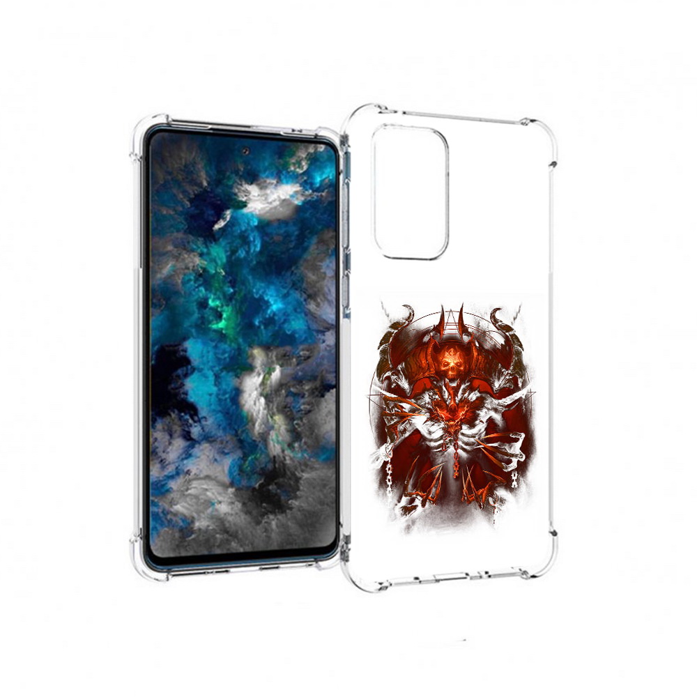 

Чехол MyPads Tocco для Samsung Galaxy A33 5G яркий демон, Прозрачный, Tocco