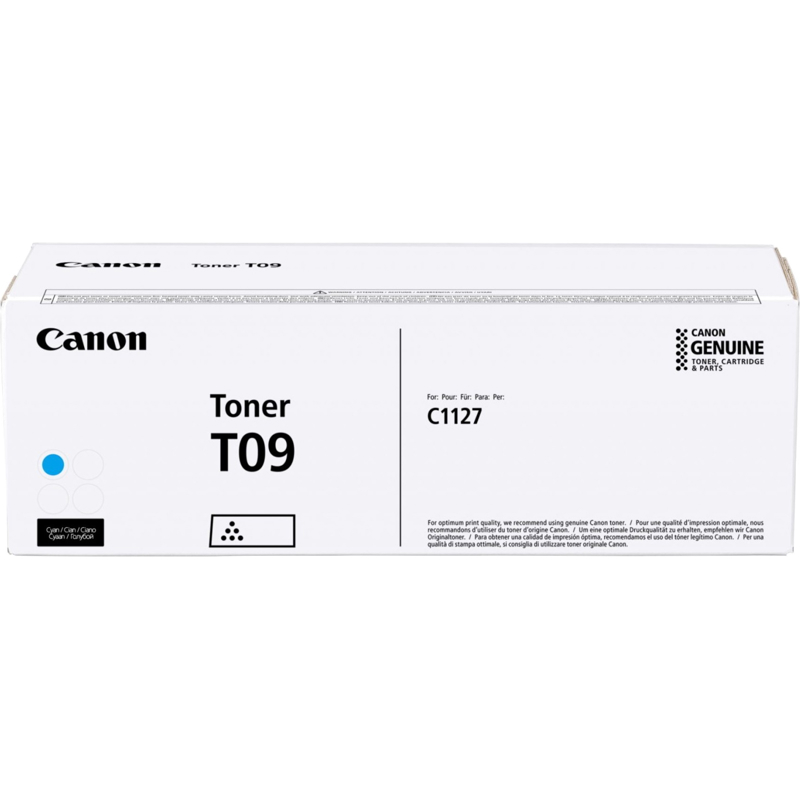 

Тонер-картридж Canon T09C (3019C006) голубой, T09