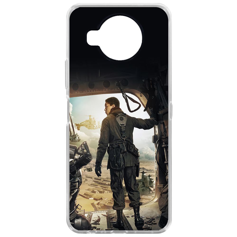 

Чехол-накладка Krutoff Clear Case Фоллаут (Fallout) - Аарон для Nokia 8.3 5G