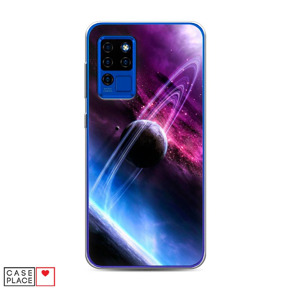 

Чехол Awog на Oukitel C21 / Оукитель C21 "Космос 17", Черный;фиолетовый, 230350-4