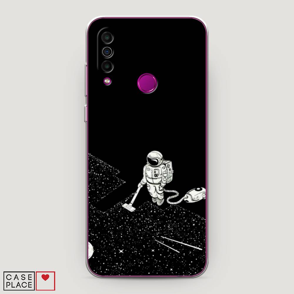 

Чехол Awog на Meizu M10 "Космонавт с пылесосом", Белый, 73850-4