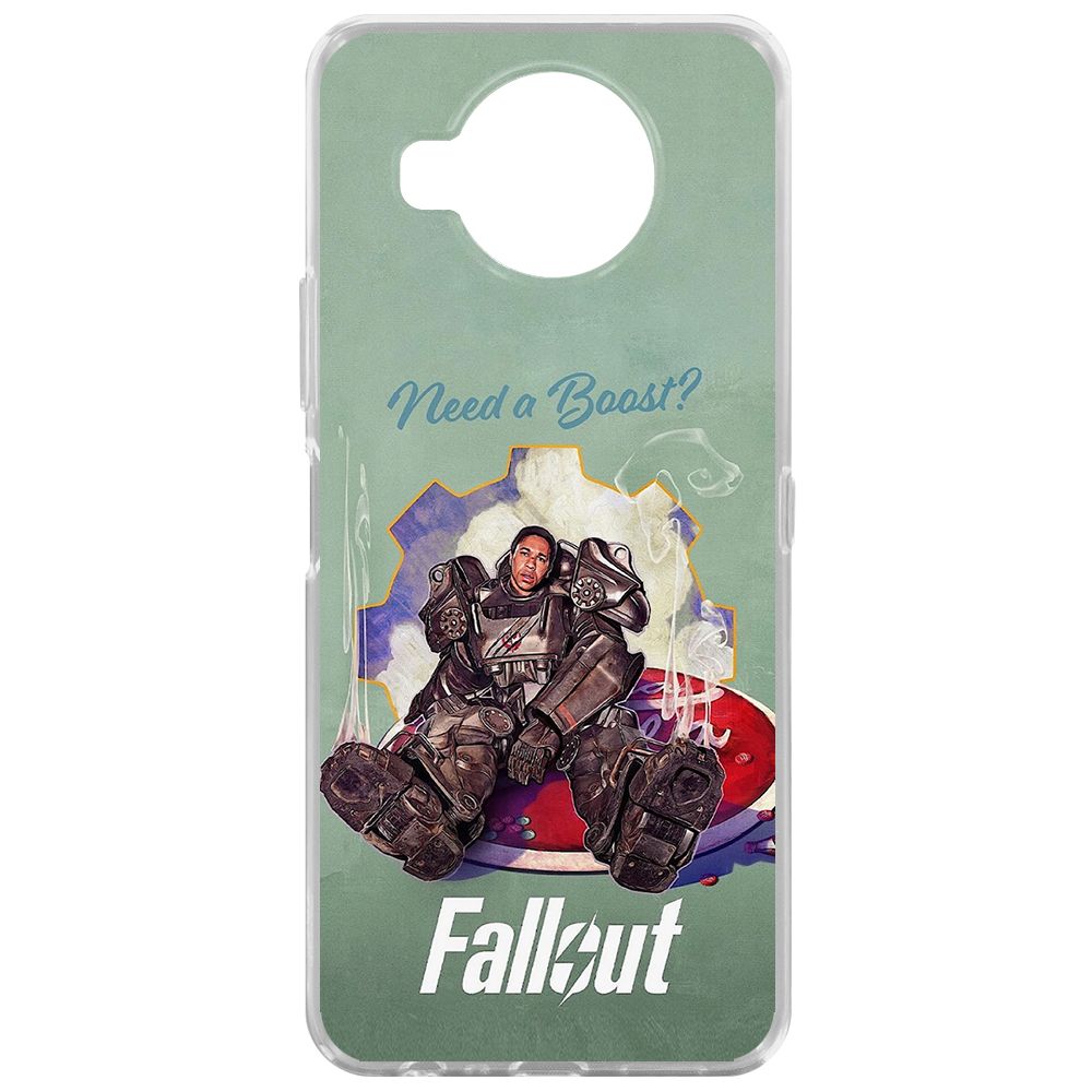 

Чехол-накладка Krutoff Clear Case Фоллаут (Fallout) - Нужно ускорение для Nokia 8.3 5G