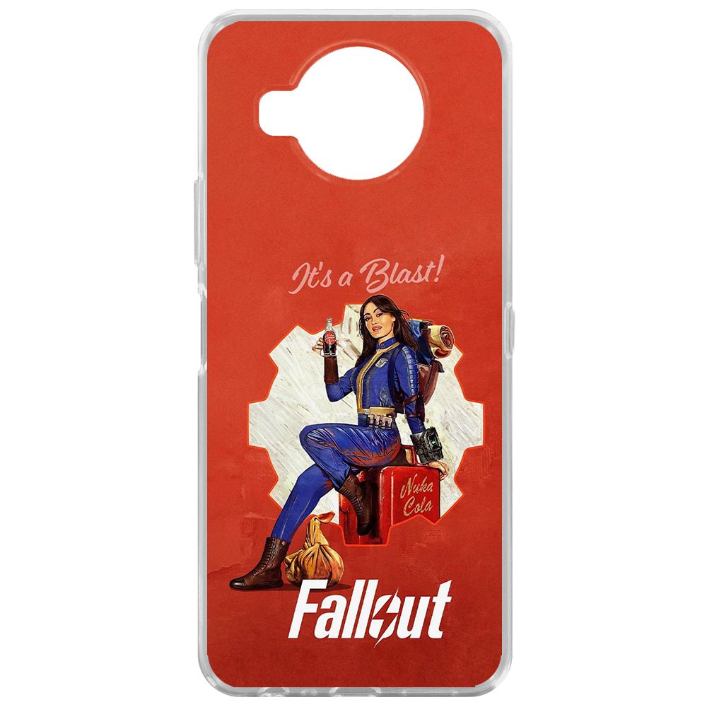 

Чехол-накладка Krutoff Clear Case Фоллаут (Fallout) - Это взрыв! для Nokia 8.3 5G