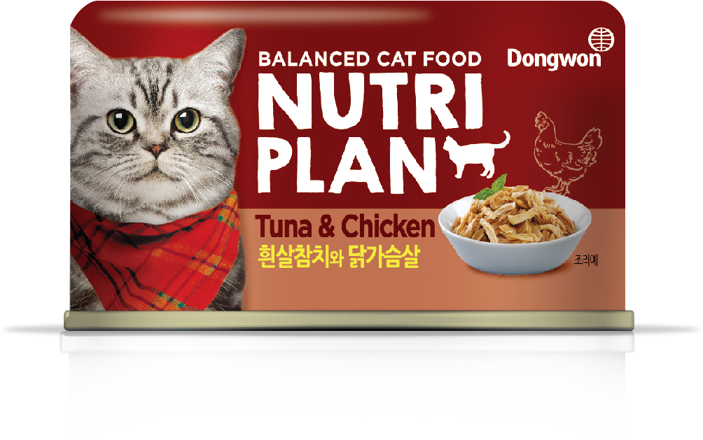 Консервы для кошек NUTRI PLAN тунец с куриной грудкой в собственном соку, 12шт по 160г
