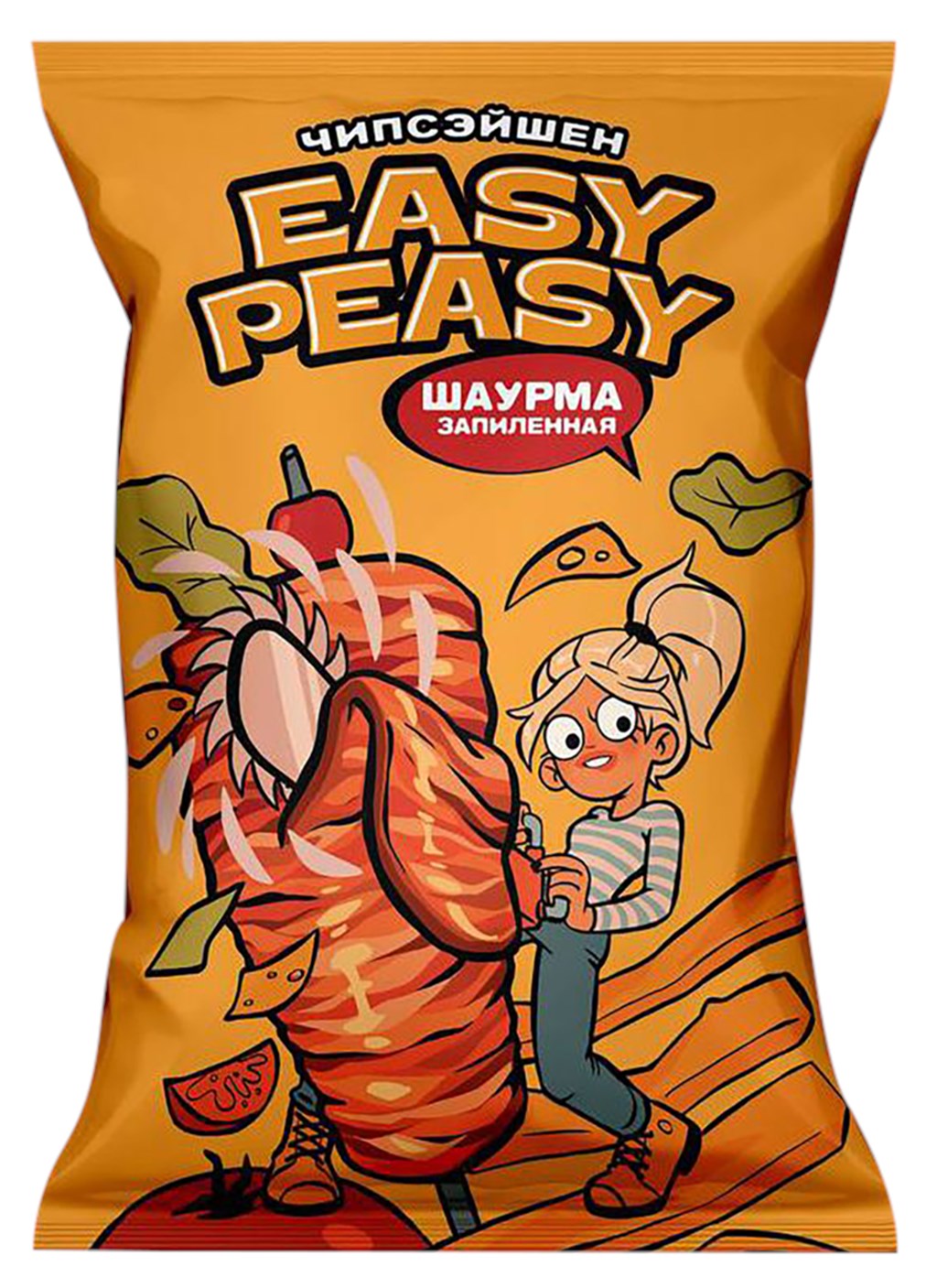 Чипсы картофельные Easy Peasy со вкусом шаурмы 120 г
