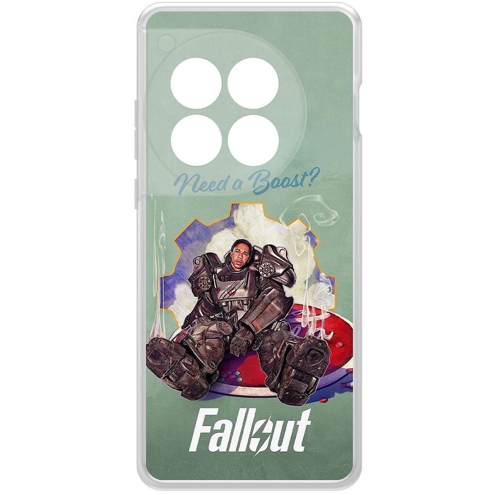 

Чехол-накладка Krutoff Clear Case Фоллаут (Fallout) - Нужно ускорение для OnePlus 12, Прозрачный