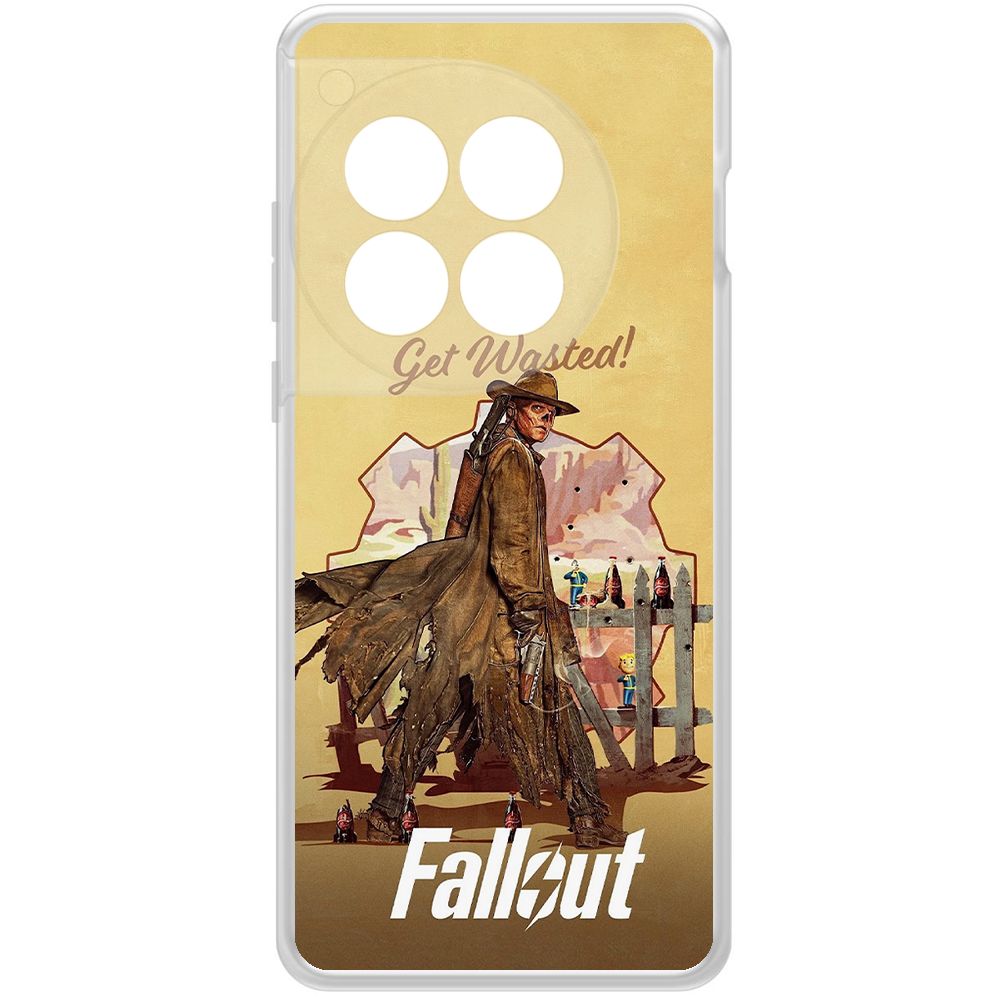 

Чехол-накладка Krutoff Clear Case Фоллаут (Fallout) - Давай напьемся! для OnePlus 12, Прозрачный