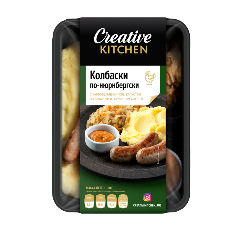 Колбаски Creative Kitchen По-нюрнбергски 330 г