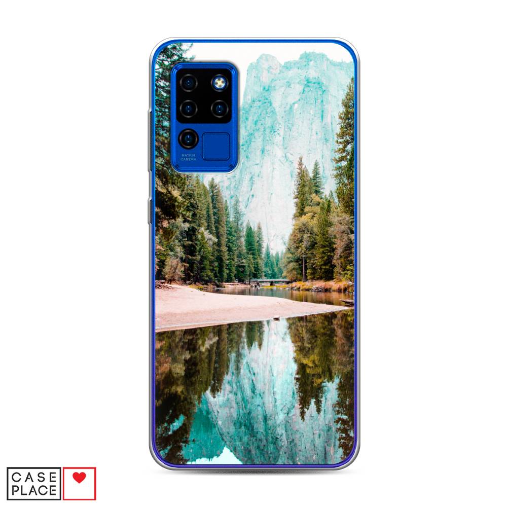 

Чехол Awog на Oukitel C21 / Оукитель C21 "Горы 11", Зеленый;голубой, 230350-4