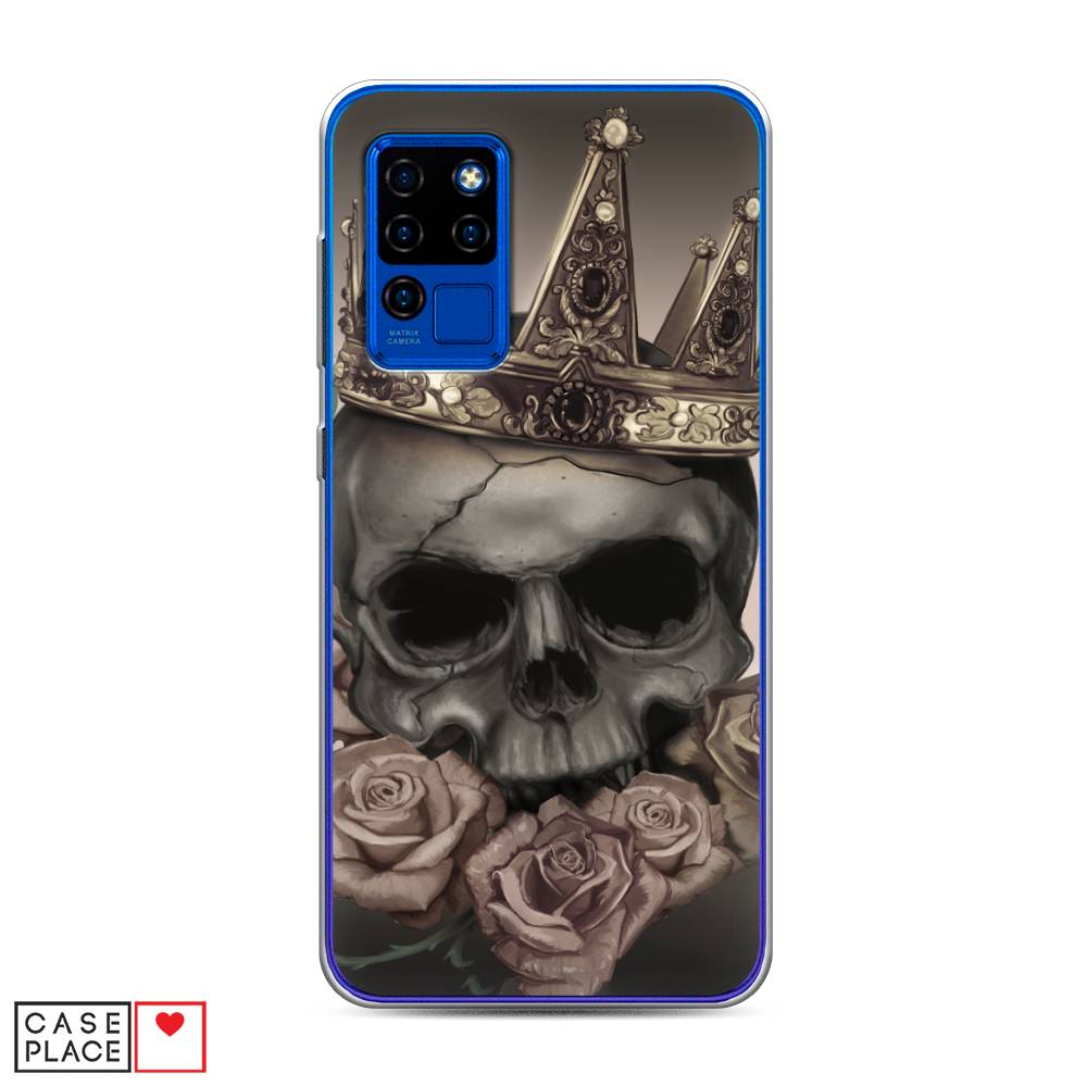 

Чехол Awog на Oukitel C21 / Оукитель C21 "Череп 22", Серый;черный;бежевый, 230350-9