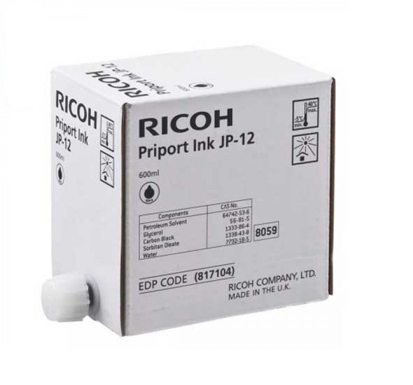 

Чернила для копировального аппарата Ricoh 817104 () черный, оригинальный, 817104
