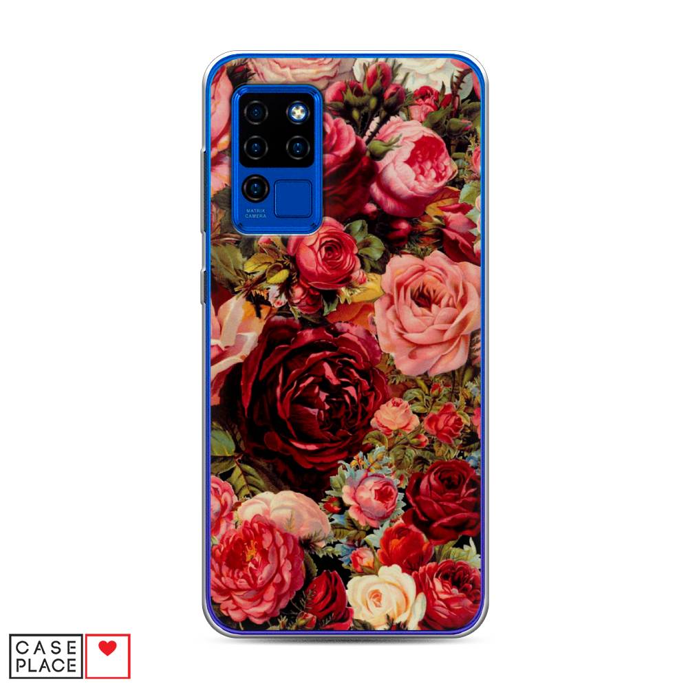 

Чехол Awog на Oukitel C21 / Оукитель C21 "Розы винтажные", 230350-8