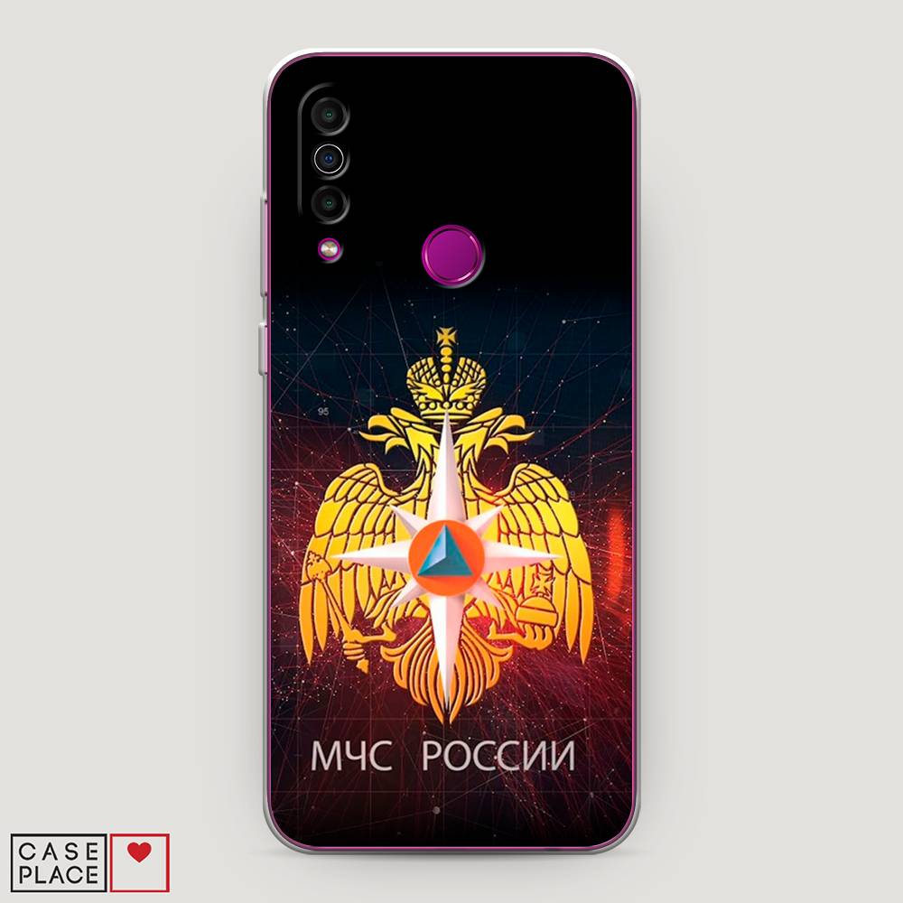 

Чехол Awog на Meizu M10 "МЧС России", Черный;желтый;красный, 73850-5