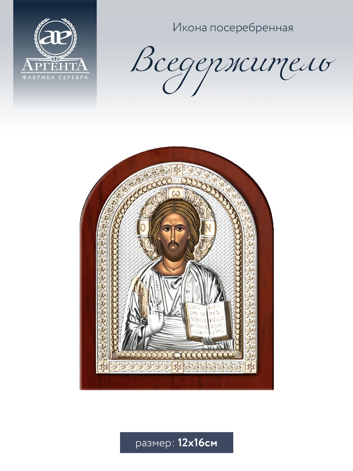 

Икона Аргента Вседержитель 12*16, 85100 3LORO