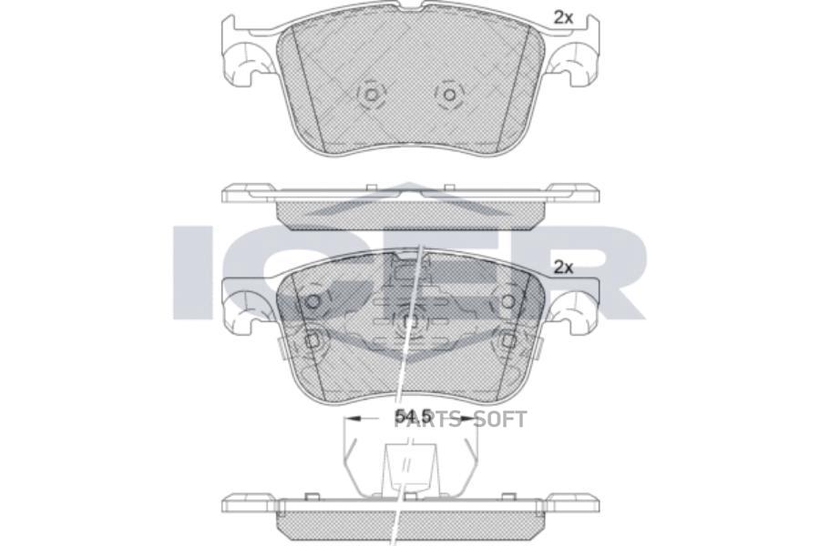 

Колодки торм.диск. передние FORD FOCUS IV (01/18-)