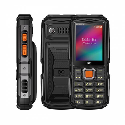 

Мобильный телефон BQ 2410L Tank Power 4G Black+Gunmetal, 2410L Tank Power 4G