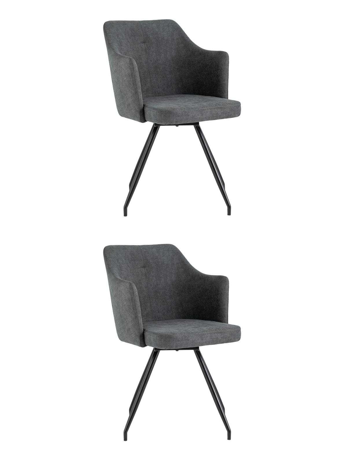 фото Комплект стульев 2 шт. stool group слинг, серый