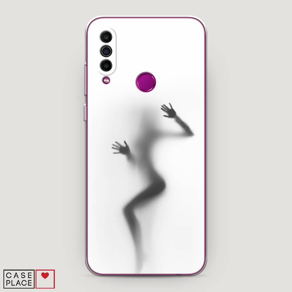 

Чехол Awog на Meizu M10 "Девушка в душе", Серый;белый;черный, 73850-7