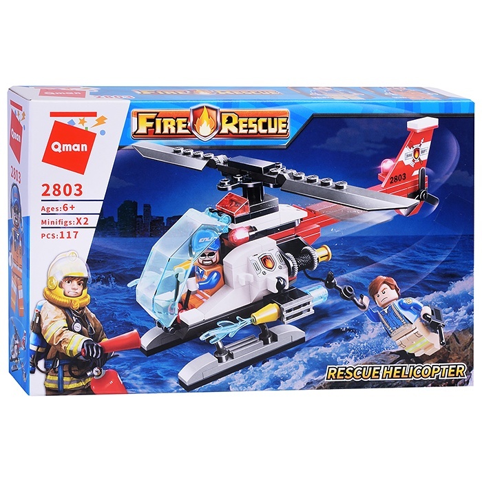 

Qman Fire Rescue, 117 деталей, Fire Rescue, 117 деталей