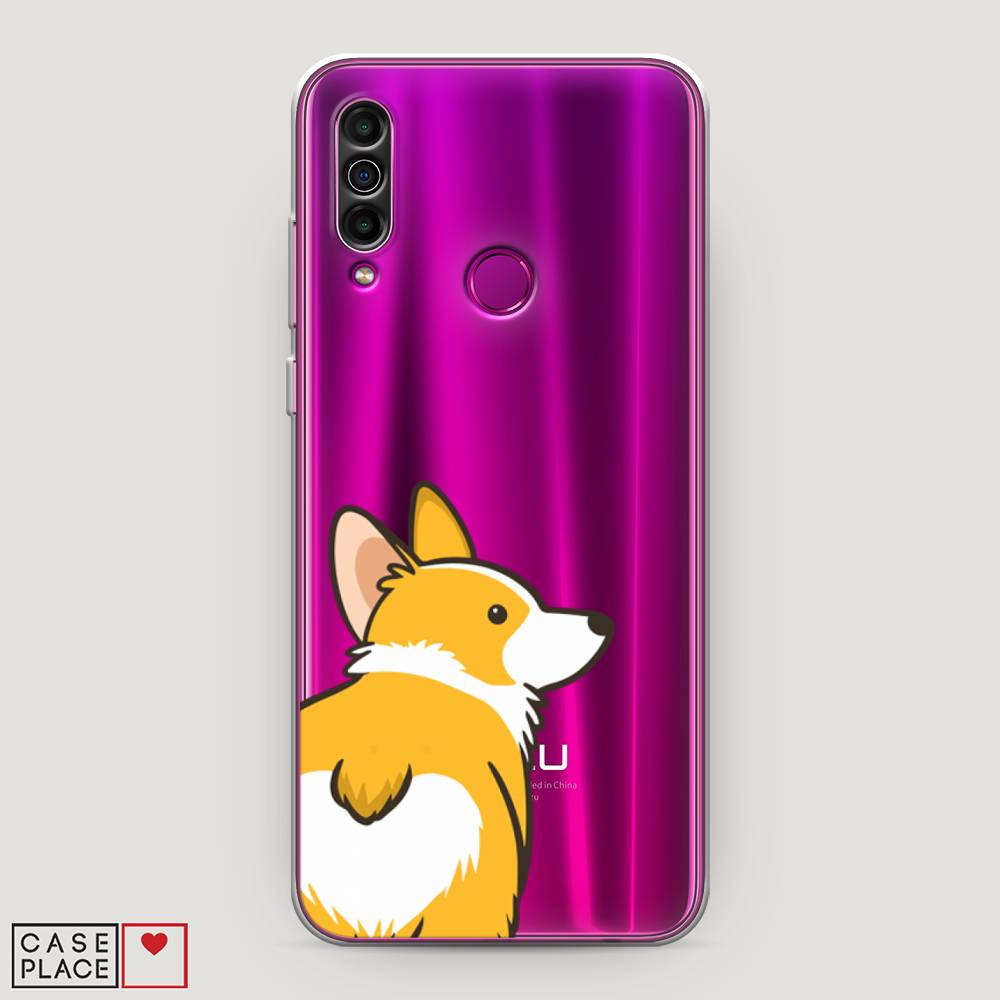 

Чехол Awog на Meizu M10 "Корги следуй за мной", Желтый;бежевый;белый, 73850-2