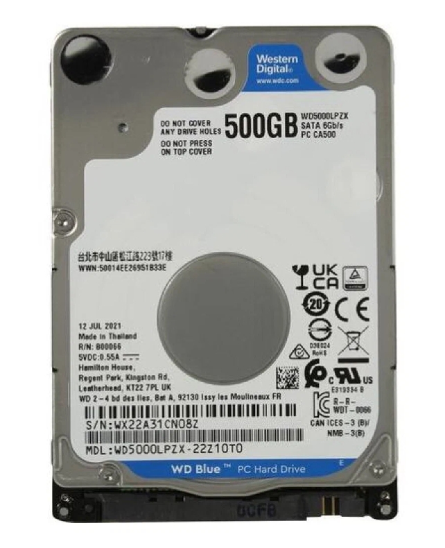 Hdd Wd Wd5000Lpzx 500 Гб