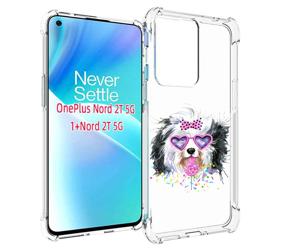 

Чехол MyPads пушистик для OnePlus Nord 2T, Прозрачный, Tocco