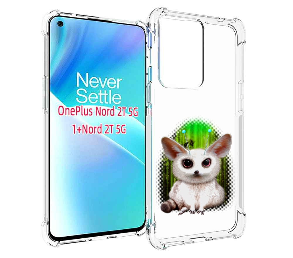 

Чехол MyPads пушистое животное для OnePlus Nord 2T, Прозрачный, Tocco