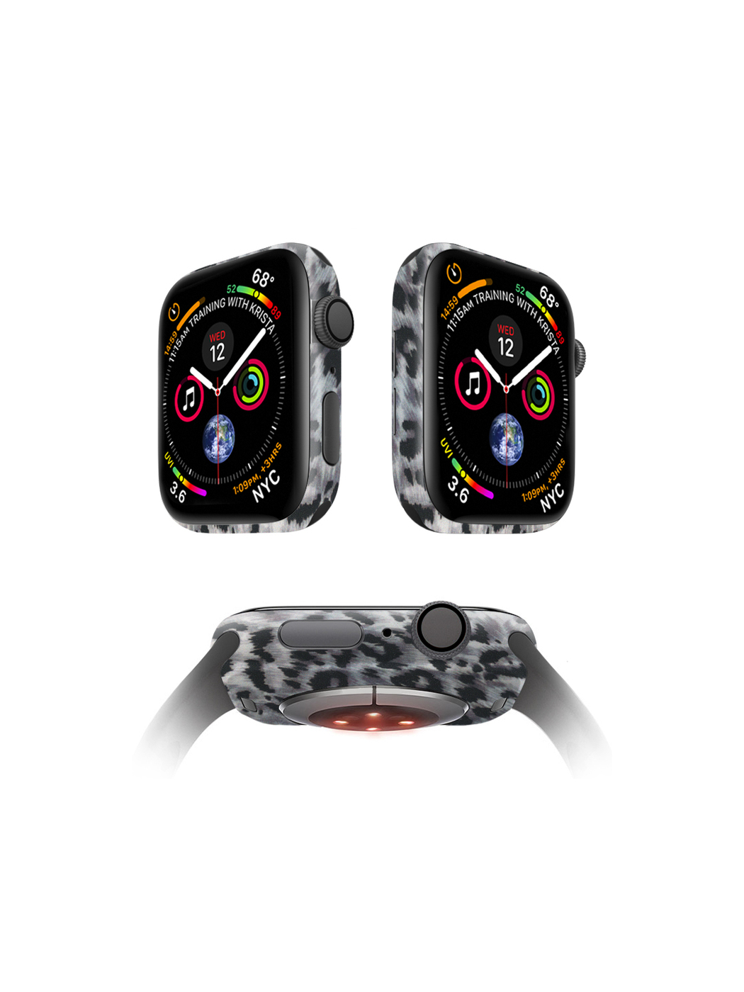 

Защитная пленка MOCOLL для корпуса Apple Watch 44mm (2шт) Снежный барс