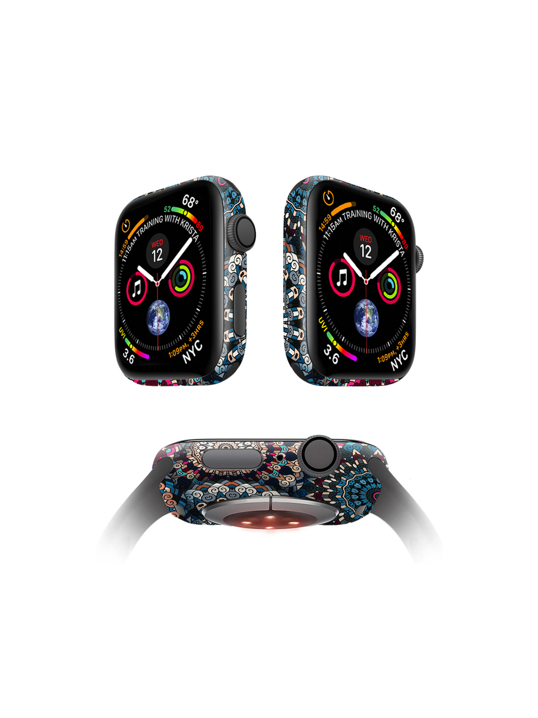 

Защитная пленка MOCOLL для корпуса Apple Watch 44mm (2шт) Богемный узор Искон