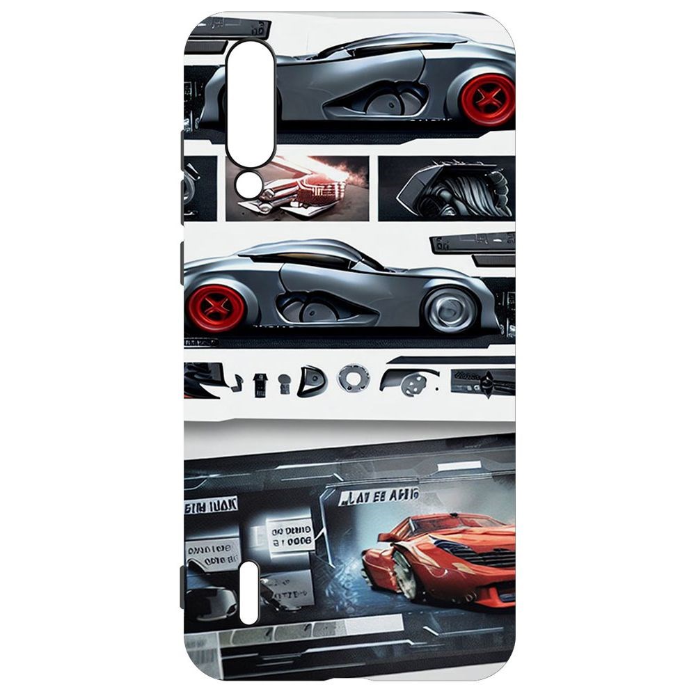 

Чехол-накладка Софт Гаражный постер для Xiaomi Mi 9 Lite